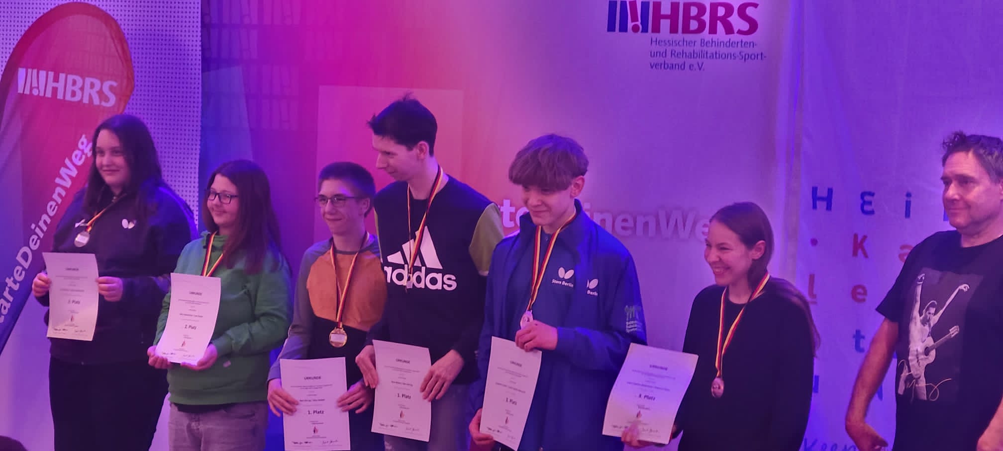 Vier Titel für Tischtennis Frickenhausen bei den Deutschen Jugendmeisterschaften im Para-Tischtennis