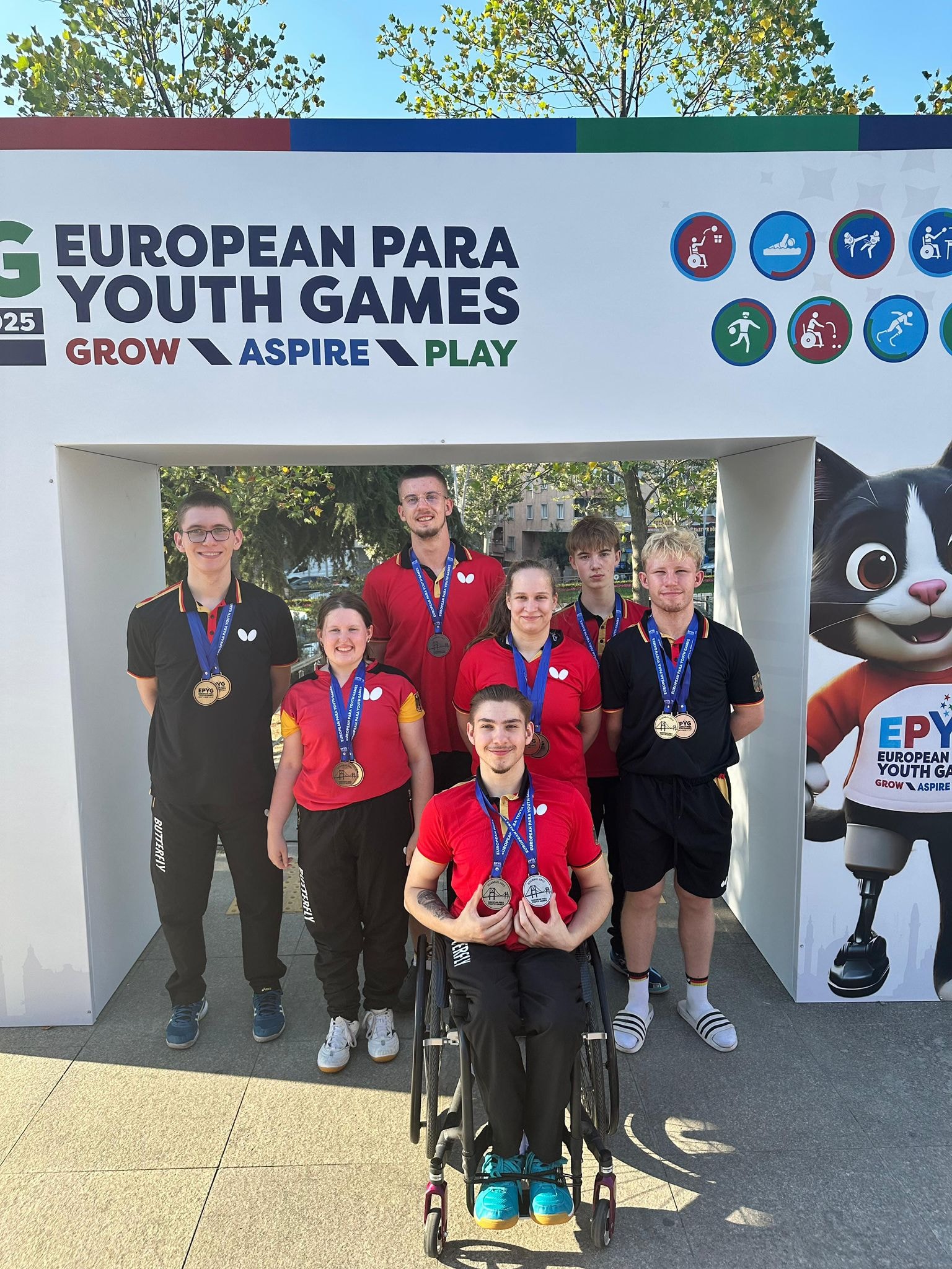 Nachwuchsspieler erfolgreich bei den European Para Youth Games in Istanbul
